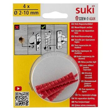 Puuankkuri Suki Screw It Again 2-10 mm