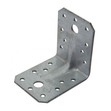 Kulmarauta Vahvistettu Sinkitty 90 x 90 x 65 mm
