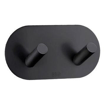 Tuplakoukku Beslagsboden Mattamusta RST BB1091