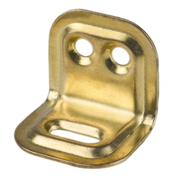 Kalustelkulmarauta 3F-Design 25 x 30 mm messinki/teräs