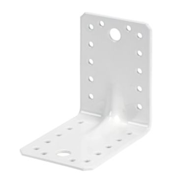 Kulmarauta 90 x 90 x 65 mm teräs valkoinen