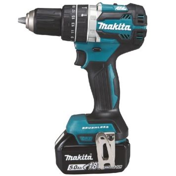 Iskuporakone Makita LXT DHP484RTJ + 2 kpl 5,0 Ah akku