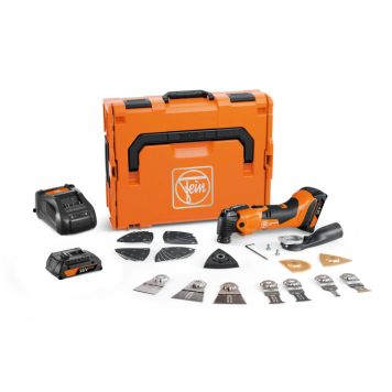 Akkumonitoimikone Fein Multimaster AMM 500 Plus Top 2 x 2,0 Ah + 30-os.