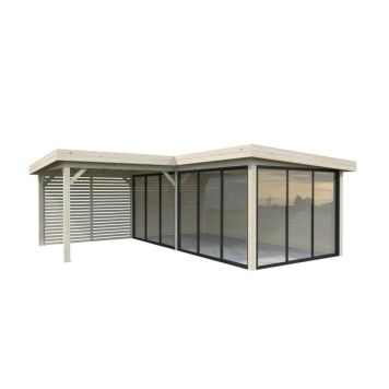 Paviljonki Palmako Lenna 414 liukuovilla 24,9 m²