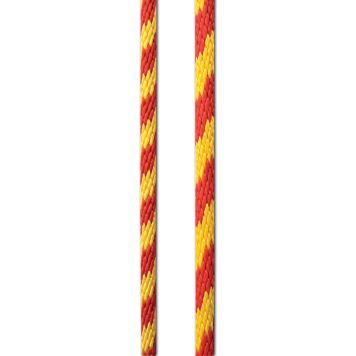 Heittoköysi kierrepunottu Punakeltainen 8 mm