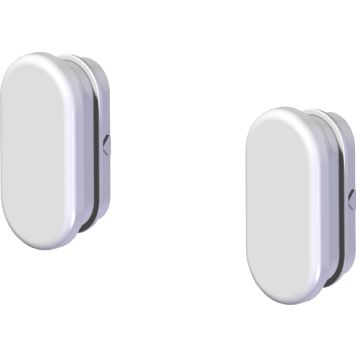 Päätytulppa Lundbergs Valkoinen 2 kpl