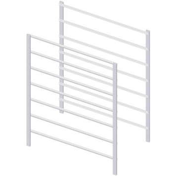 Telinepääty Lundbergs 7 Liukukiskoa Valkoinen