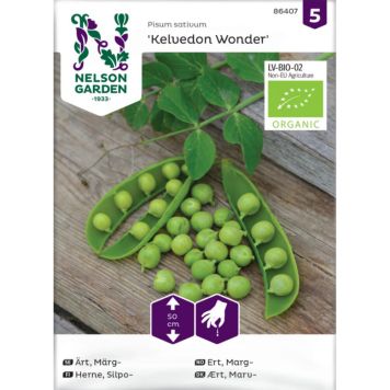 Silpoherne Nelson Garden Kelvedon Wonder Pisum Sativum