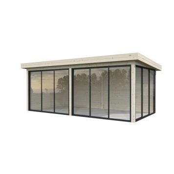 Paviljonki Palmako Lenna 402 liukuovilla 16,6 m²