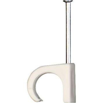 Naulakiinnike Schneider Electric TC 10-14 Valkoinen 100 kpl