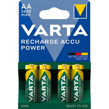 Akkuparisto Varta Recharge Accu Power AA 2600 mAh 4 kpl/pkt