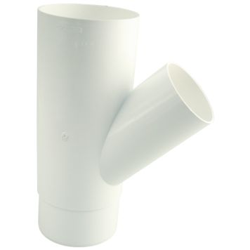 Haaraputki 45° Marley DN 105/75 valkoinen