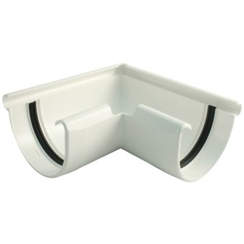 Räystäskourun ulkokulma 90° Marley 125 mm valkoinen