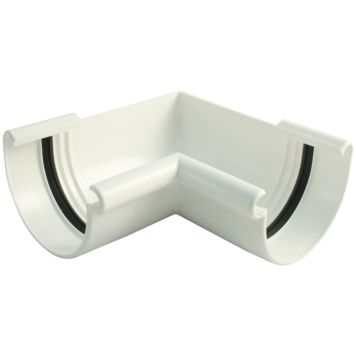 Räystäskourun sisäkulma 90° Marley 125 mm valkoinen