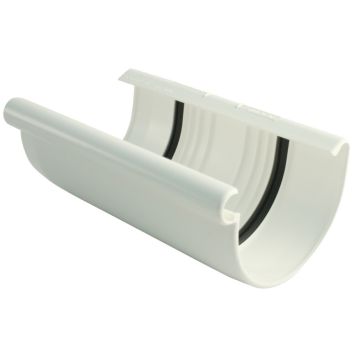 Kourujen liitoskappale Marley 125 mm valkoinen