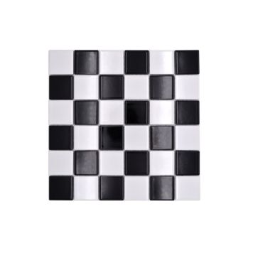 Mosaiikkilaatta Quadrat CD 200 Mustavalkoinen 29,8 x 29,8 cm