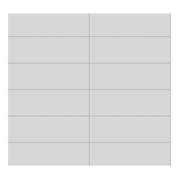 Välitilalevy Fibo Kitchen Board Denver White KM3010 11 x 600 x 580 mm, 2 kpl/pkt