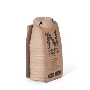 Kuituruukku pyöreä 8 cm 12 kpl