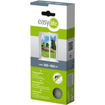 Hyönteisverkko ikkunaan Easy Life 110 x 130 cm Valkoinen