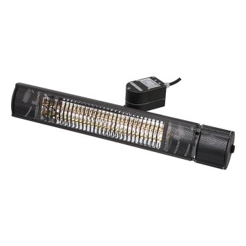 Terassilämmitin HEAT1 ECO Plus-line Oskilloiva 2000 W Musta