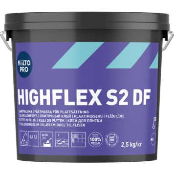 Kiinnityslaasti Kiilto Pro Highflex S2 DF 2,5 kg