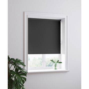 Pimentävä Rullaverho Hasta 160x185 cm Musta