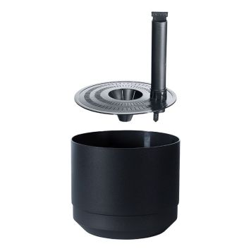 Kestokasteluruukku Orthex Pauliina musta 25 cm