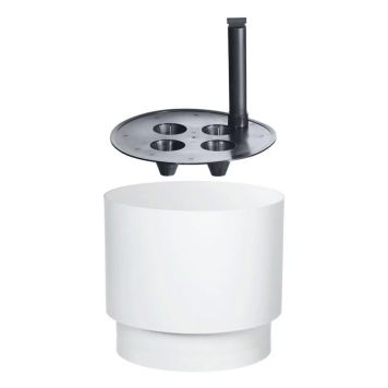 Kestokasteluruukku Orthex Pauliina valkoinen 40 cm