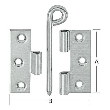 Sarana 70 x 55 mm sinkitty