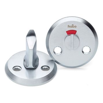 WC-vääntönuppi Habo A262 Harjattu kromi