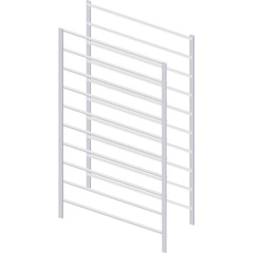 Telinepääty Lundbergs Mini 10 Liukukiskoa Valkoinen