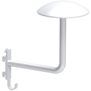 Kypäräkoukku Lundbergs valkoinen