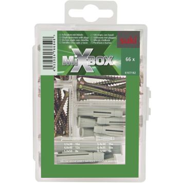 Ruuvi- ja tulppalajitelma Suki Mixbox vihreä