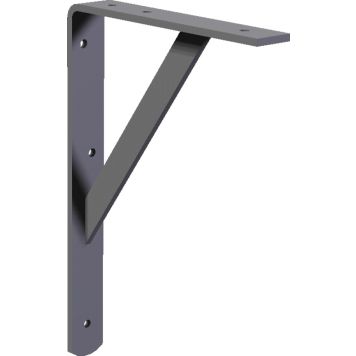 Kannatin Lundbergs Carl 180 x 30 x 265 mm hopea metalli