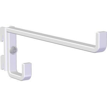 Kaksoiskoukku Lundbergs Wide valkoinen