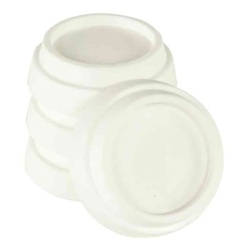 Tärinänvaimentimet/vaimennusjalat Gelia Valkoinen 4 kpl