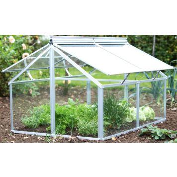 Kasvihuone Gaia lavakauluksen päälle 120 x 80 x 72 cm alumiini