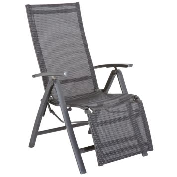 Lepotuoli Maja säädettävä tummanharmaa