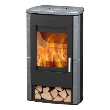 Kevyttakka Fireplace Brasil musta/harmaa 90,8 x 53 cm