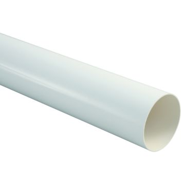 Syöksytorvi Marley DN 105 1 m valkoinen