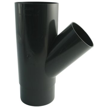 Haaraputki 45° Marley DN 105/75 antrasiitti