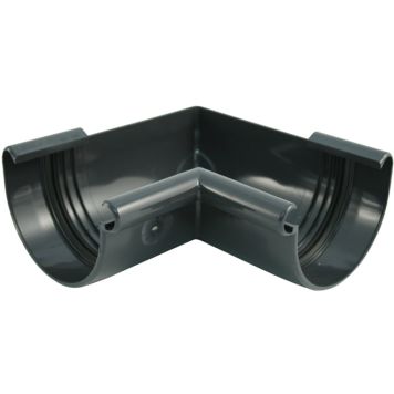 Räystäskourun sisäkulma 90° Marley 125 mm antrasiitti