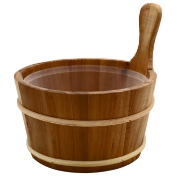 Saunakiulu Saunia lämpökäsitelty puu 4 l