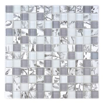 Mosaiikkilaatta Crystal XCM JT12 29,8 x 29,8 cm Harmaa