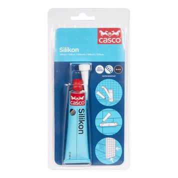 Silikoni Casco 40 ml Musta