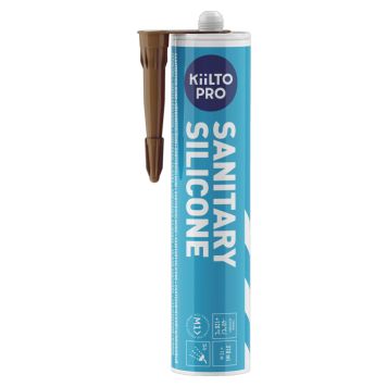 Saniteettisilikoni Kiilto Pro 33 cocoa 310 ml