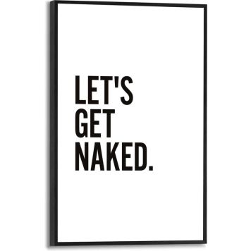 Sisustustaulu Reinders Let's get naked 20 x 30 cm