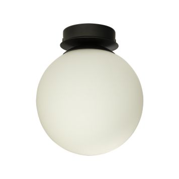 Kylpyhuonevalaisin Aneta Lido Musta/Opaalinvalkoinen 20 × 20 × 22,5 cm