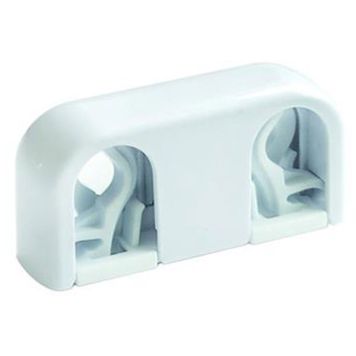 Muovinen putkipuristin Gelia 2-os. valkoinen 10-16 mm