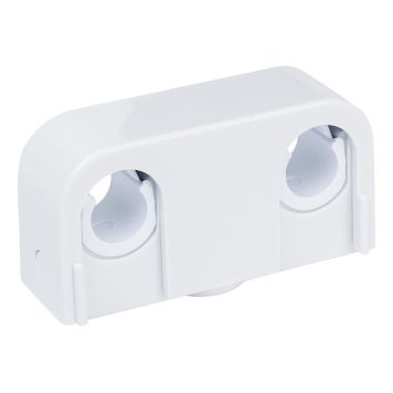 Muovinen putkipuristin Gelia 2-os. valkoinen 10-16 mm